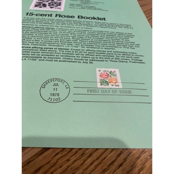 (30) USPS Stamp First Day Issue Announcements - Picture 10 of 12